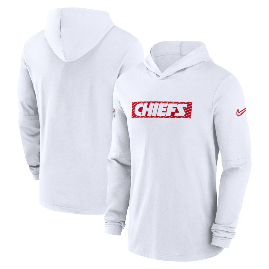 Men Kansas City Chiefs white 2024 Nike NFL Hoodie